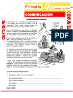 La Comunicación para Cuarto de Primaria