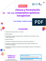 4. Formulación y nomenclatura química de los compuestos inorgánicos