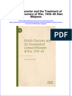 British Character And The Treatment Of German Prisoners Of War 1939 48 Alan Malpass full chapter