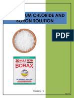 How To Make Magnesium Chloride and Boron Solution - Rev. 1