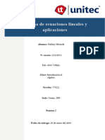 Ejercicios de Tarea 2.1 Sistemas de Ecuaciones Lineales y Aplicaciones