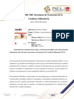 Ficha Técnica EDI 3 y EDI 3 RF. Inventario de Trastornos de La Conducta Alimentaria