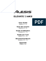 ALESIS - Elevate 5 MKII - MANUAL