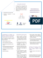 Triptico Hospitalización de Un Familiar