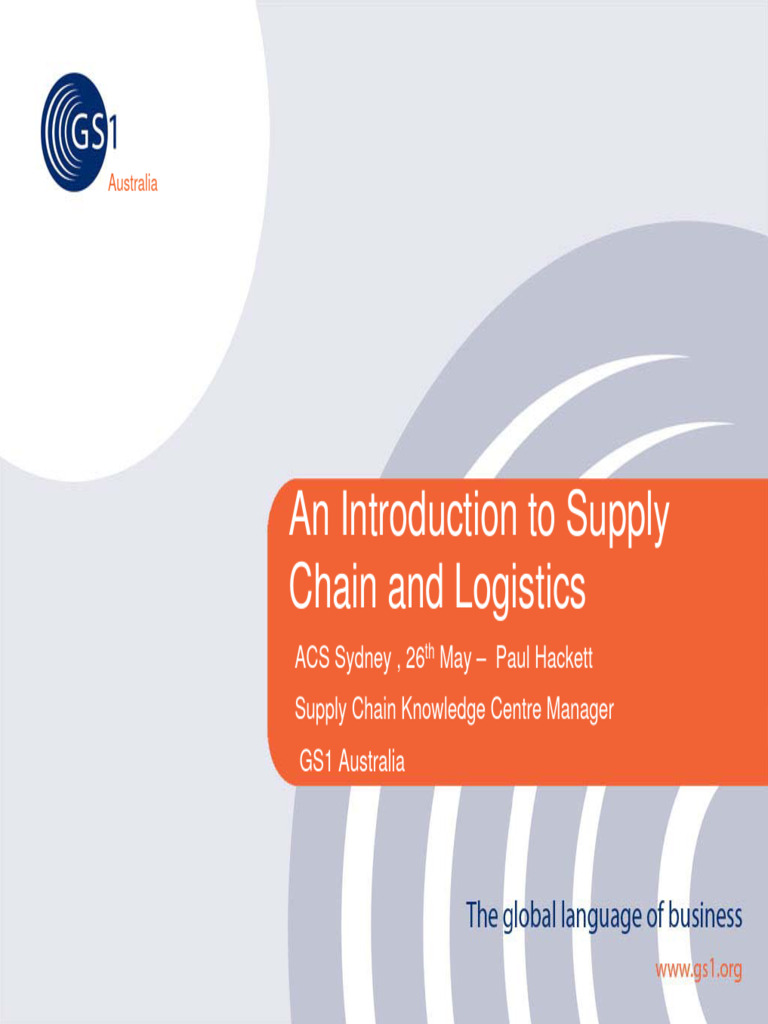 Supply Chain and Logistics Overview | PDF | Logistics | Value Chain