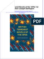 British Terrorist Novels of The 1970S 1St Ed Edition Joseph Darlington Full Chapter