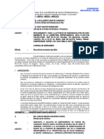 INFORME DE RESPUESTA A SOLICITUD DE MANTENIMIENTO DE VIDRIOS De Cargador Frontal  CATERPILLAR - PI-121. MONTERO- DRTyCP