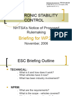 Electronic Stability Control: NHTSA's Notice of Proposed Rulemaking
