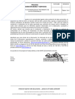 Formato Autorizacion de Tratamiento de Datos Personales Contratistas v3