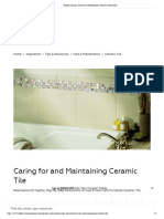 Step by Step Guide Care & Maintenance 2018 - Caring For and Maintaining Ceramic Tile - Daltile