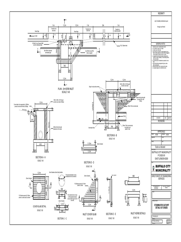 Stormwater Catchpit Construction Details | PDF | Materials | Building ...