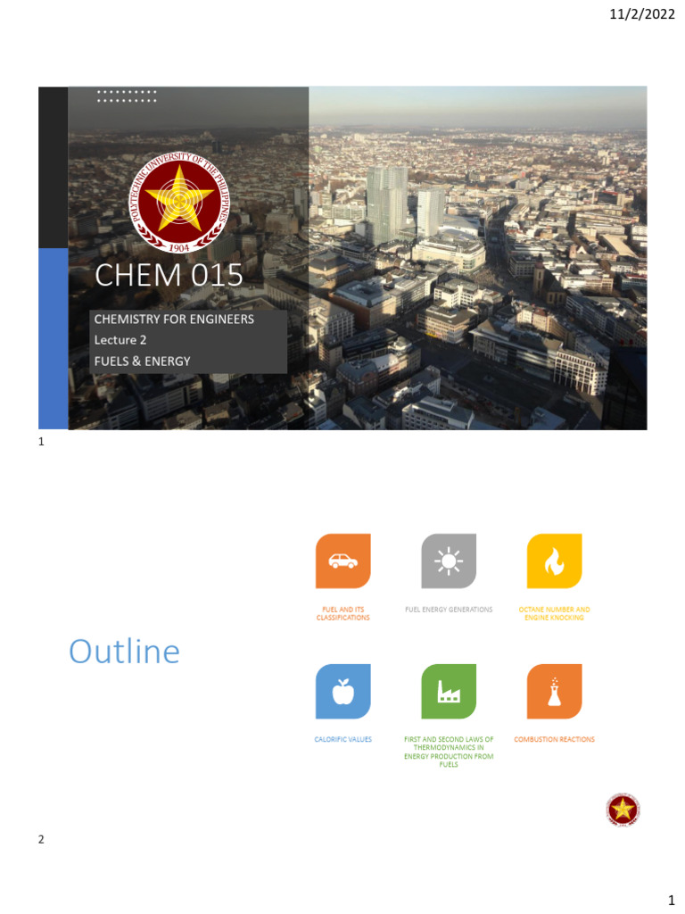 Fuels and Energy in Engineering Chemistry | PDF | Fuels | Heat