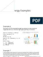 Energy Examples