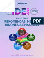 (KataData) Policy Brief Rekomendasi Menuju Indonesia Emas 2045