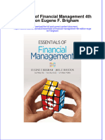 Essentials of Financial Management 4Th Edition Eugene F Brigham Full Chapter