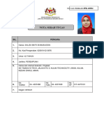 Nota Serah Tugas Saliza Binti Shamsuddin