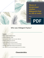 Hildegard Peplau Theory