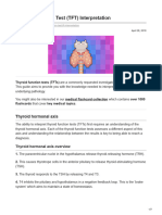 Thyroid Function Test TFT Interpretation