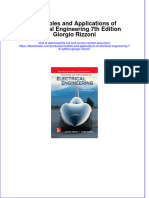 Principles and Applications of Electrical Engineering 7Th Edition Giorgio Rizzoni Download PDF Chapter