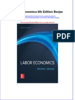 Labor Economics 8Th Edition Borjas Full Chapter