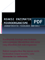 Reaksi Enzimatik Mikroorganisme