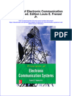 Principles of Electronic Communication Systems 4 Ed Edition Louis E Frenzel JR Download PDF Chapter