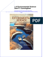 Principles of Environmental Science William P Cunningham Download PDF Chapter