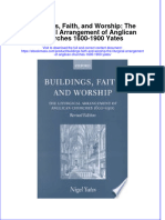 Buildings Faith And Worship The Liturgical Arrangement Of Anglican Churches 1600 1900 Yates full chapter