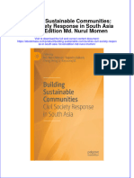 Building Sustainable Communities Civil Society Response In South Asia 1St Ed Edition Md Nurul Momen full chapter