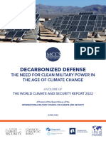 Decarbonized Defense World Climate and Security Report 2022 Vol. I