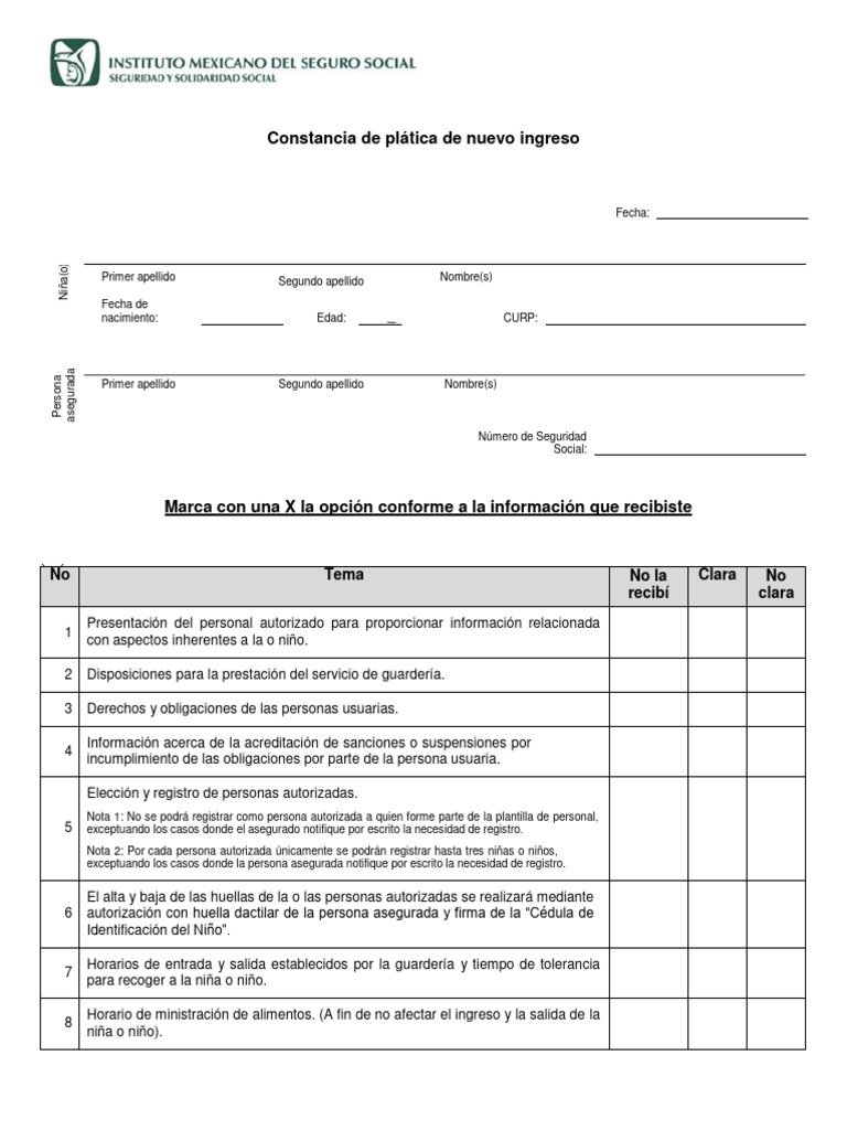Informaci&oacute;n sobre Guarder&iacute;as IMSS | PDF | Cuidado de los ni&ntilde;os |  Amamantamiento