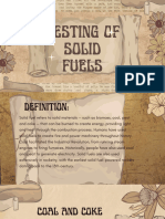 Testing of Solid Fuels