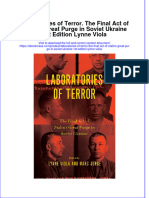 Laboratories of Terror The Final Act of Stalins Great Purge in Soviet Ukraine 1St Edition Lynne Viola Full Chapter