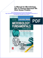 Laboratory Manual For Microbiology Fundamentals A Clinical Approach 4Th Edition Susan Finazzo Full Chapter