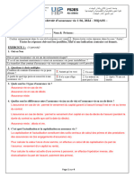 Correction Du Devoir D'assurance Vie S6, 2024 - MQASS