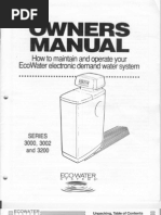 Download EcoWater Softner by Deep Strokes SN72630128 doc pdf