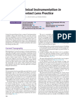 Clinical Instrumentation in Contact Lens Practice