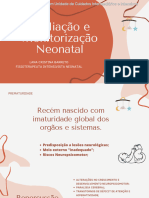 Avaliação e Monitorização Neonatal