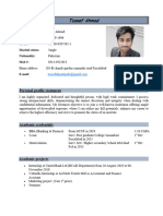 Tuseef Ahmad CV