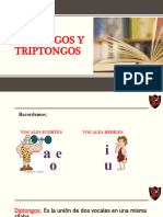 Diptongos y Triptongos - Quinto Grado