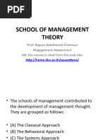 Schools of Management Theory. C IIV