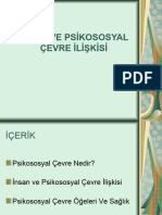 1.hafta 1 İnsan Ve Psikososyal Çevre Ilişkisi