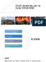 3-Olağanüstü Durumlar Ve Sağlık Yönetimi