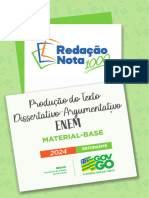 Redação Nota 1000 Material Base Estudante