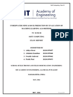 Underwater Mine & Rock Prediction by Evaluation of Machine Learning Algorithms