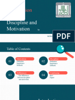 The Relation Between Discipline and Motivation