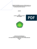 Analisis Cemaran Bakteri Escherichia Coli Dan Staphylococcus Aureus Pada Kopi