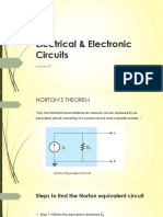 Norton's Theorem and Source Transformation