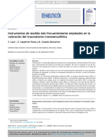 Instrumentos de Medida Más Frecuentemente Empleados en El TCE