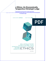 Business Ethics An Economically Informed Perspective Christoph Lutge Full Chapter